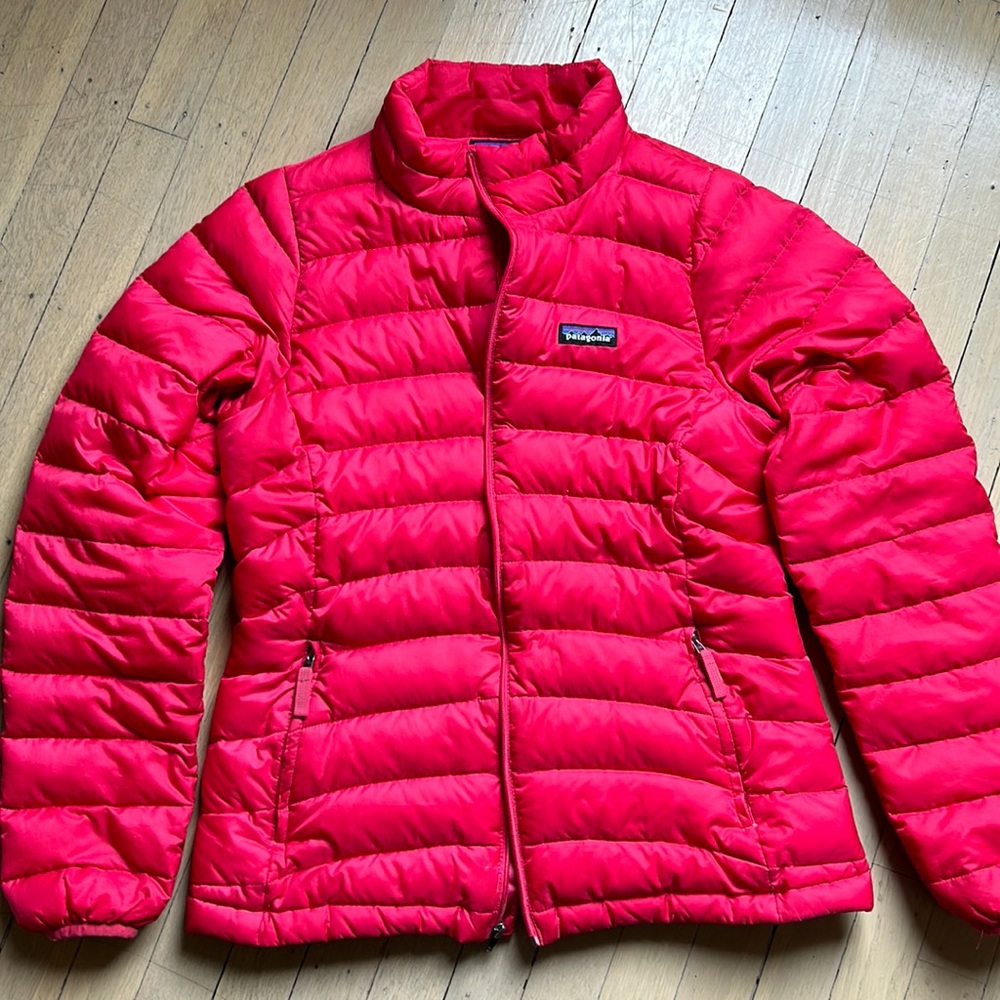 Patagonia Down Sweater - Pink Girls XL-14 puffer jacket